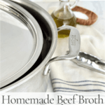 homemade stock for soups and risotto